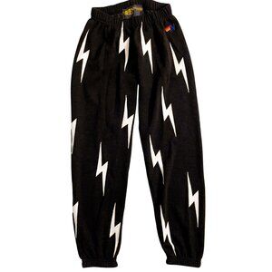 Aviator Nation Bolt Repeat Sweatpants, Size Small (7/8)